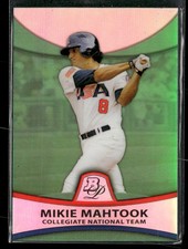 2010 Bowman Platinum #PP40 Mikie Mahtook Prospects Green Refractors #/499