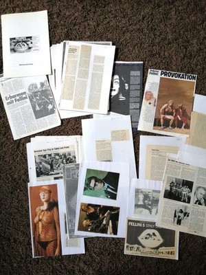 Fellini - Stadt der Frauen   55 Seiten Clippings / Presseausschnitte 1980