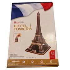 EIFFEL TOWER 3D Jigsaw Puzzle 82 Piece by 3D-Puzzle Paris Souvenir Easy Assemble