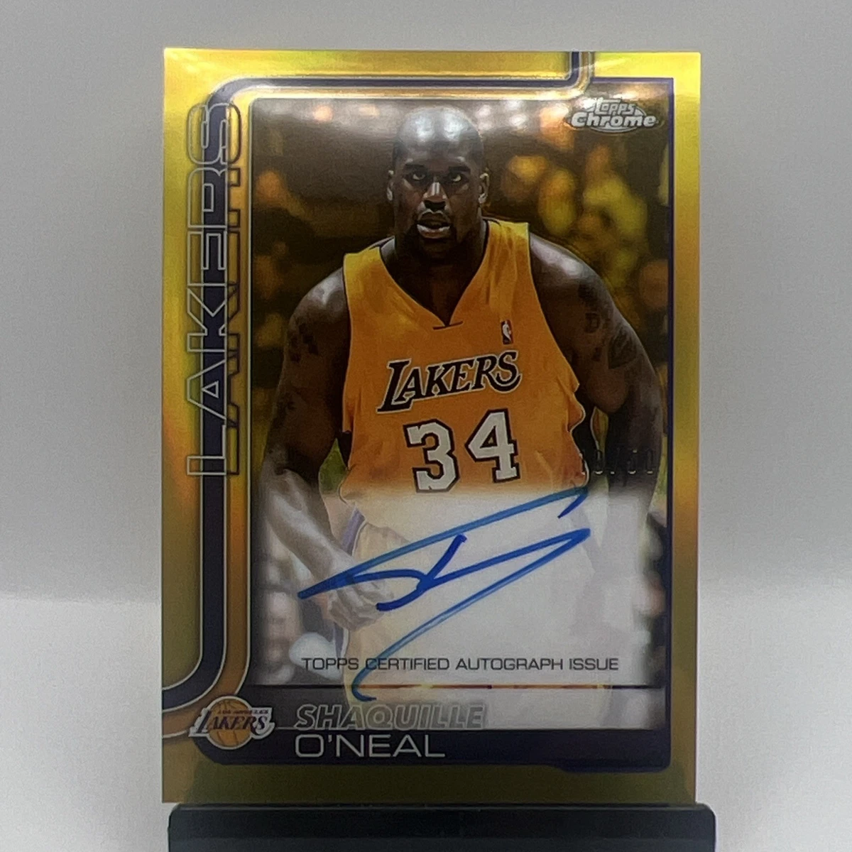 Shaquille O'Neal Basketball Autographed ungraded Sports Trading