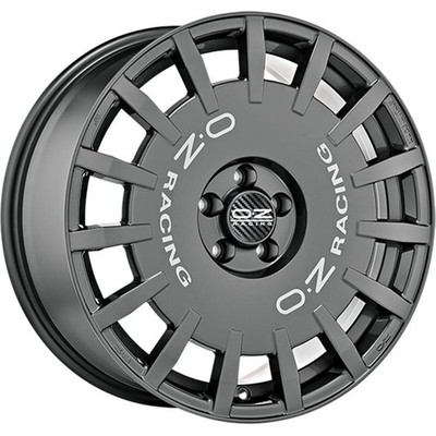 Alufelgen OZ RACING RALLY RACING 18'' 8J 5x112 ET 48 75 DARK GRAHPITE SILVER LETT
