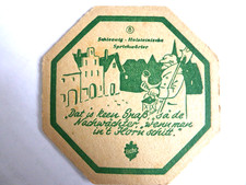 Eiche Bier Kiel Bierdeckel Nr. 8 schleswig-holsteinische Sprichwörter rar