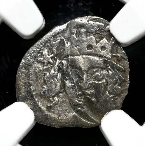 IRELAND. Edward IV, 1471-1483. Silver Penny. Dublin, Burns Type 22, NGC VF