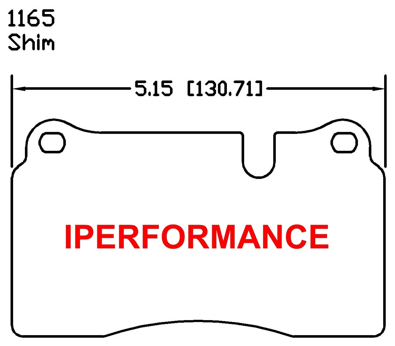 Titanium Brake Pad Shim Heat Shield Set for Ferrari California 08-13 Ceramic Rr