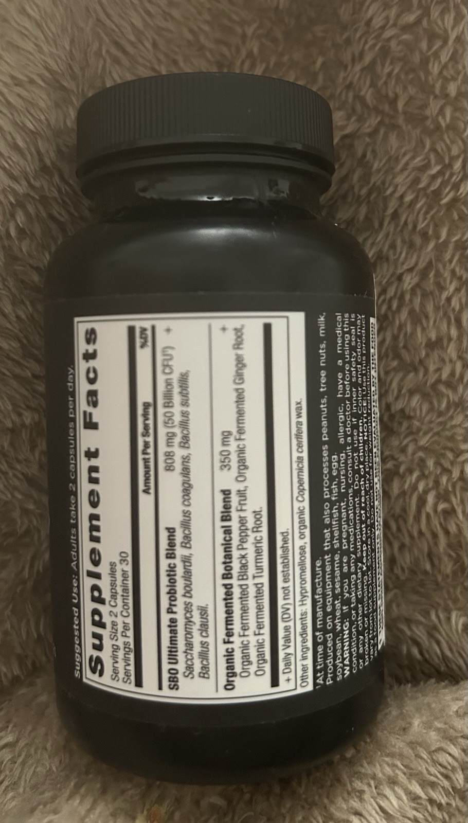 Ancient Nutrition SBO Probiotics Ultimate, 60 Capsules, 50 Billion CFU New