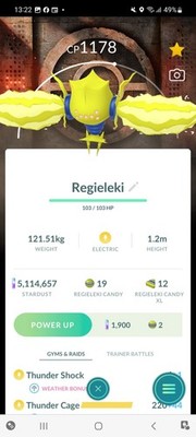 Pokemon Go Legendär Regieleki (Normal) (Hintergrund)