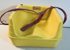 Vintage Century Yellow Hard Plastic Reversible Child Toddler Booster Seat 1970's