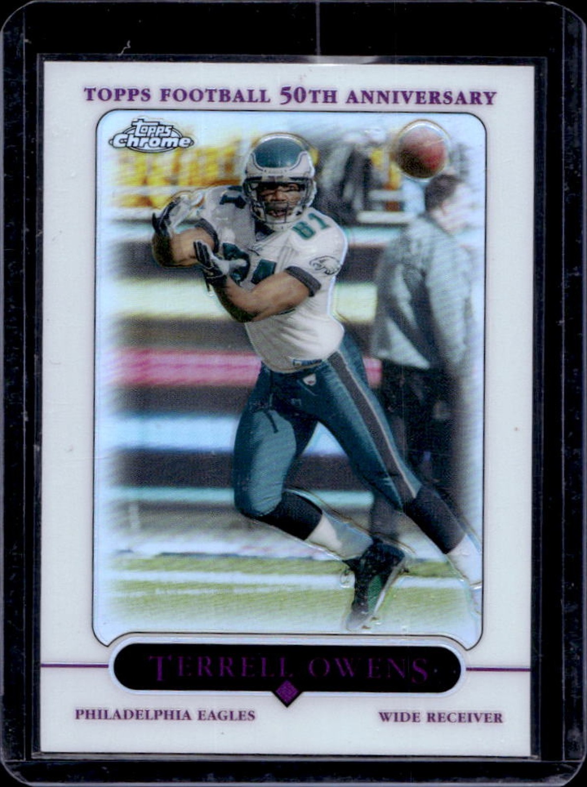 2005 Topps Chrome Terrell Owens Refractor #32 Eagles