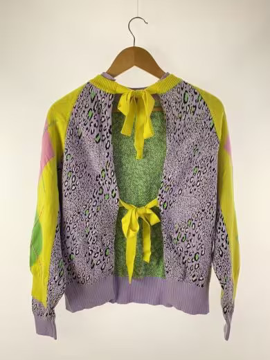 VERSACE / Knit sweater (thin) / Size 36 / Cotton / Multicolor / A88420 thumbnail 2