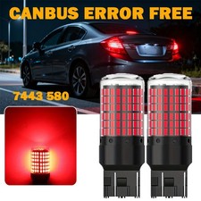 Fits Honda Civic FN 05-11 Canbus 580 T20 Led Brake Light Stop Tail Light Bulbs