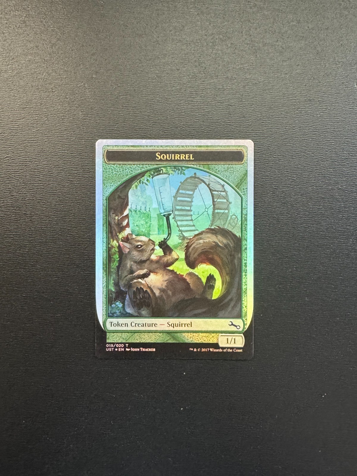 1x FOIL NM Squirrel Token - Unstable (UST) MTG