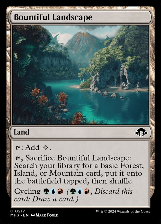Bountiful Landscape (217) Modern Horizons 3 MH3 MTG Magic