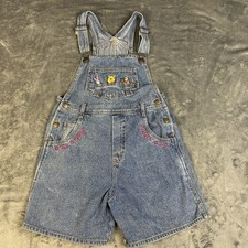 Vintage 90s Disney  Winnie The Pooh  Denim Overalls Size 14 Pooh Tigger Piglet