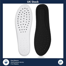 Durable Leather and Memory Foam Insoles - Shock Absorption & Breathability