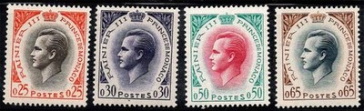 Monaco 1960 Mi. 657-660 Neu * MH 100% Prinz Rainier III