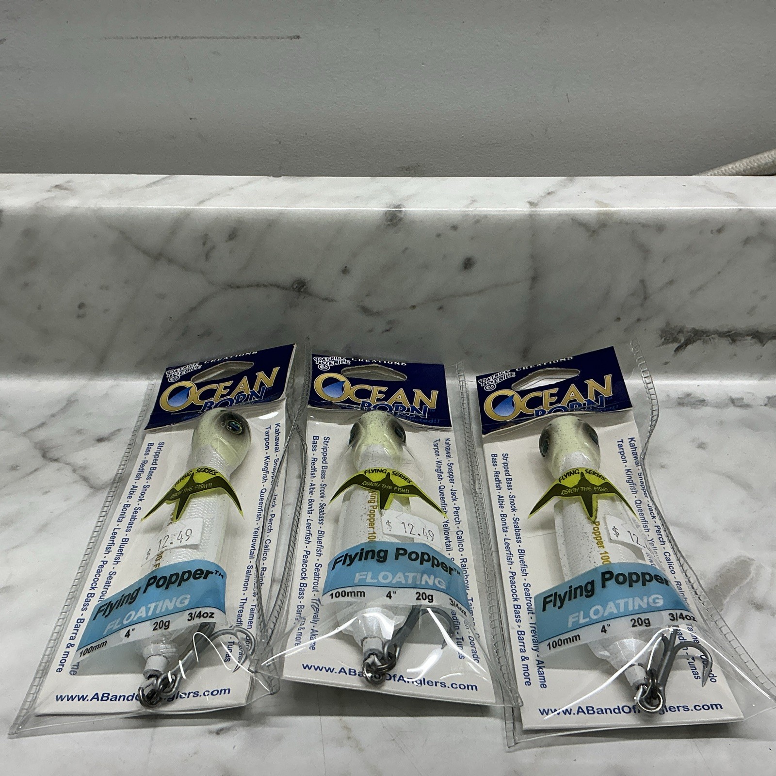 Lot Of 3 Ocean Born Flying Poppers - Image 1