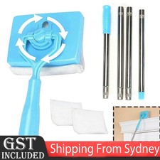 Baseboard Cleaner Tool with Handle Reusable for Home Kitchen Office Cleaner Tool