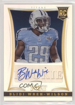 2013 Panini Select Silver Prizm Rookie /199 Blidi Wreh-Wilson #160 Auto RC 0o0