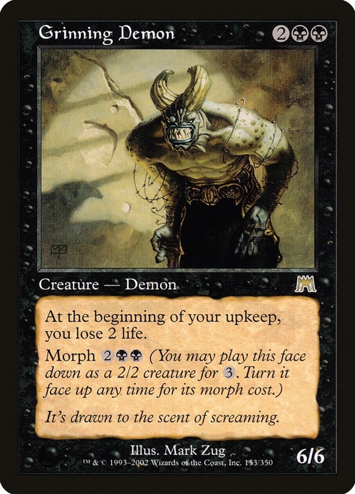 Grinning Demon ONS - 153 LP Onslaught Magic
