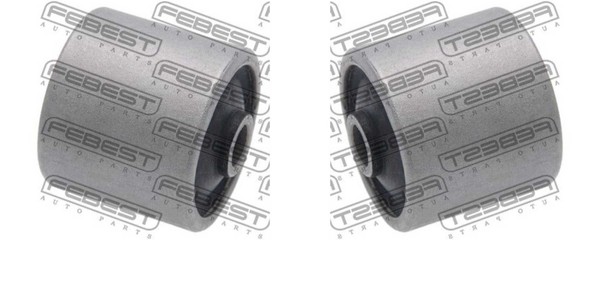 2X Febest Querlenkerlager Hinten Vorne Links Rechts FüR Mitsubishi Pajero Pinin-image