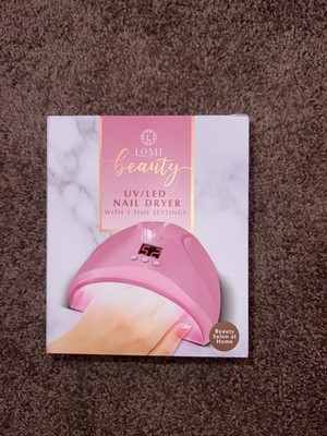 LOMI BEAUTY UV/LED Nail Dryer Pink 3 Timer Settings LCD  Excellent condition