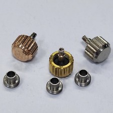 6.0mm Steel Watch Crown Head Replacement For Omega Seamaster 300 Watch Part