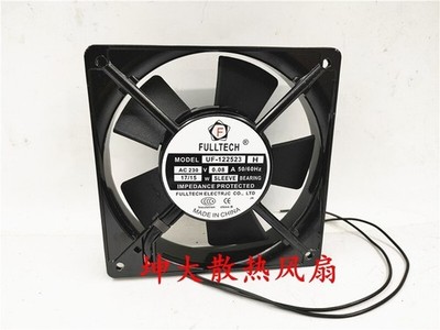 1 PCS  FULLTECH Fan UF-122523H  230V  12CM 12025 2 wire axial Fan Aluminum frame