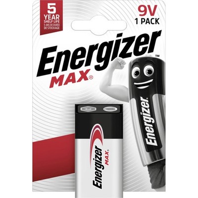 Energizer Max Alkaline E-Block Batterie 9 V  Batterie