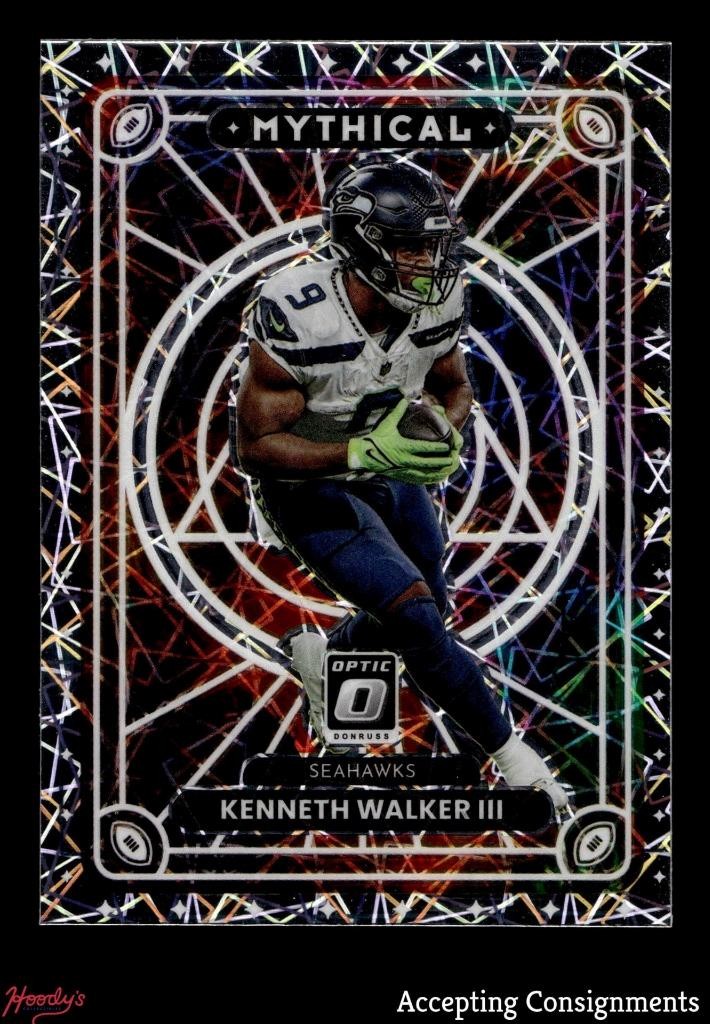 2022 Donruss Optic Mythical #24 Kenneth Walker III RC ROOKIE Seahawks