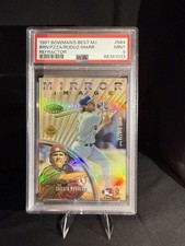1997 Bowman's Best Mirror Image Mike Piazza, Ivan Rodriguez, Kevin Brown #MI4