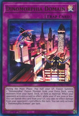 YUGIOH: 1X Dinomorphia Domain MP23-EN037 Ultra Rare NM