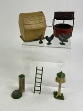 Metal Lead Farmyard Accessories Haystack Chicken Ladder Well Bird House JoHillCo