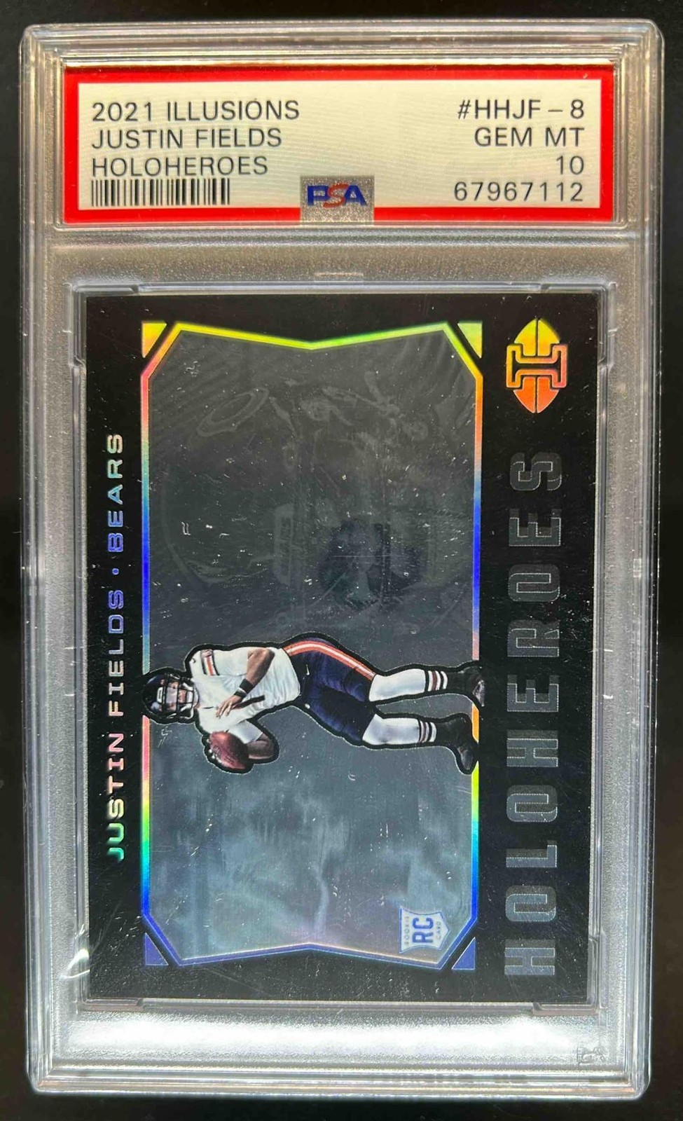 Justin Fields Panini Illusions Holoheroes #HHJF8 Base