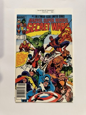 Marvel Super Heroes Secret Wars #1 Newsstand First Print