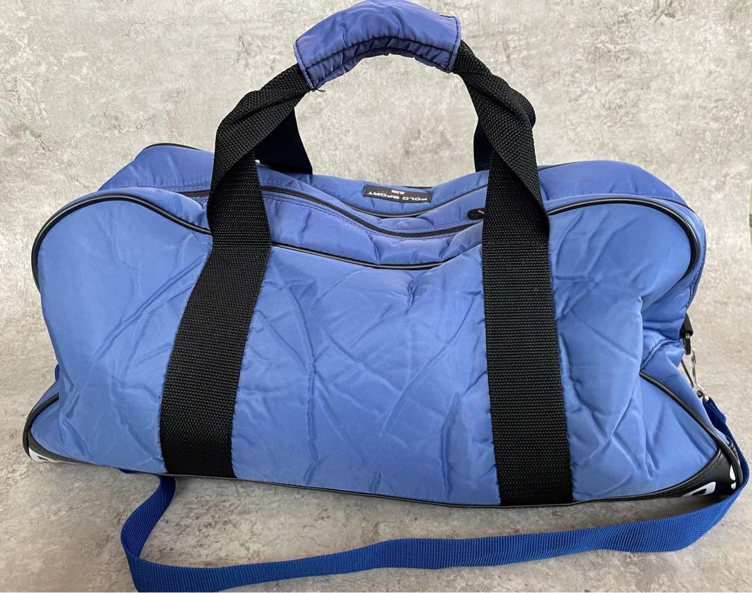バッグ 90s Polo ralph lauren Boston travel bag 90S Polo Sport Boston Bag Ralph Lauren Blue Vintage Limited
