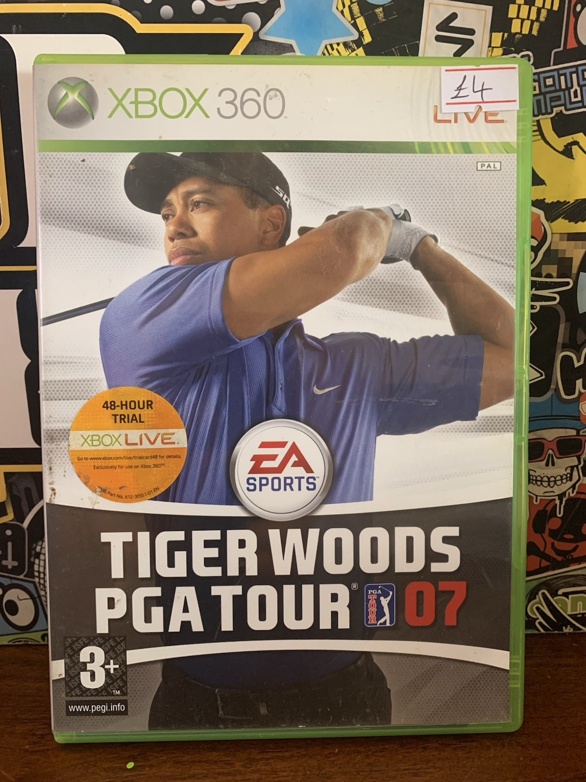 Tiger Woods PGA Tour 07 (Microsoft Xbox 360, 2006) Complete With Manual PAL UK