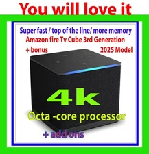 Amazon firetv Firetv  cube  4k  3rd generation -from most trusted seller on Ebay