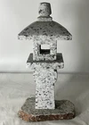 Zen Granite Gray Oribe Small Stone Lantern Tourou Japan Garden Statue