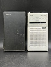Sears, Roebuck And Co. AM/FM LED Tuning Portable Radio 564.24140050 with Case