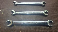 Snap On 3 pc 6-Point Metric Double End Flare Nut Wrench Set RXFMS brake pipe set