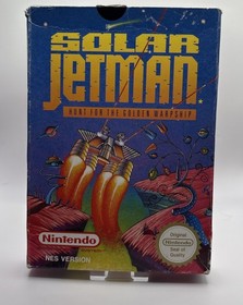 Solar Jetman NES Boxed Nintendo Entertainment System With Box Protector Tested