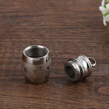 Urn Pendant Perfume Bottle Locket Creative DIY Necklace Titanium Steel Charm