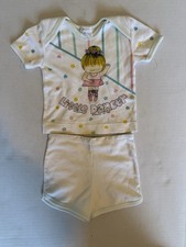 Vintage Baby Shorts And Tshirt Dance Theme 0-6 Month