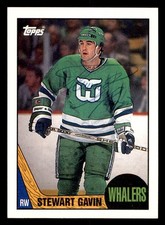 1987 Topps Hockey #61 Stewart Gavin Signed Autograph (no COA) *d7