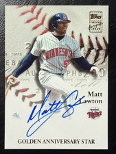 Matt Lawton 2001 Topps Golden Anniversary Star Certified Autograph #GAA-ML