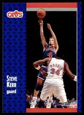 1991-92 Fleer Steve Kerr Cleveland Cavaliers #264