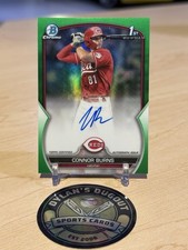 2023 Bowman Draft Chrome Autograph Connor Burns #CDA-CB Green Refractor Auto /99