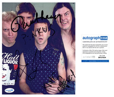 'Butthole Surfers' Band Signed 8x10 Photo 'Gibby Haynes, Paul, King & J.D.' ACOA