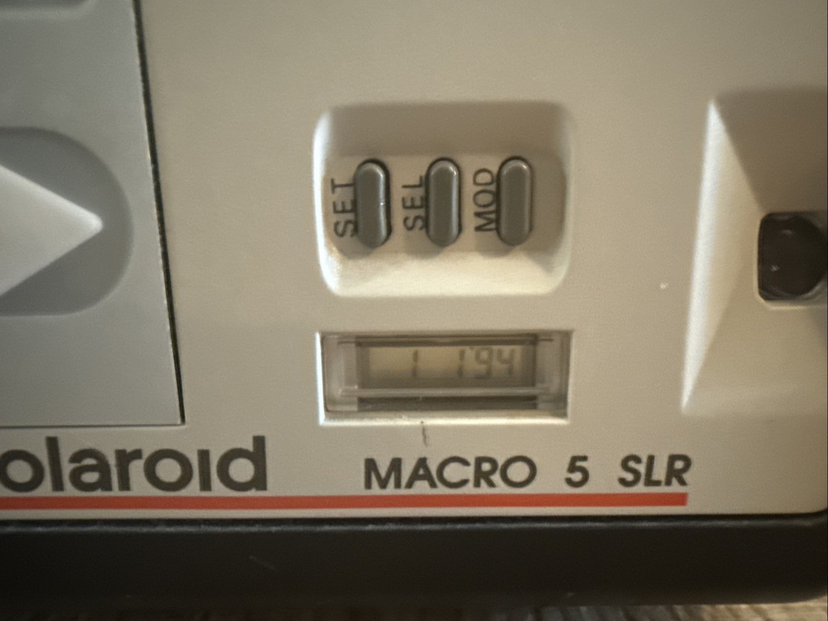 Polaroid Macro 5 SLR Camera Très Rare