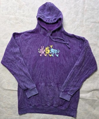 All Gas No Brakes Hoodie acid wash tie dye Size L RARE Channel 5 News pullover